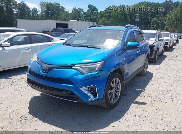 JTMYFREV1JJ205428 2018 TOYOTA RAV4 Blue Передня ліва чверть
