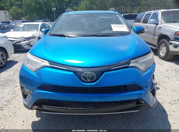 JTMYFREV1JJ205428 2018 TOYOTA RAV4 Blue Вид щитка приладів