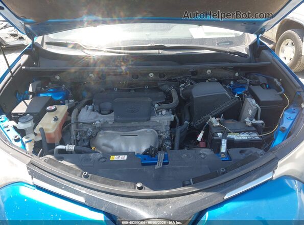 JTMYFREV1JJ205428 2018 TOYOTA RAV4 Blue Вид ззаду