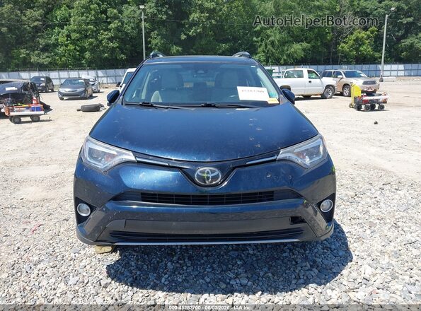 JTMYFREV2JD131192 2018 TOYOTA RAV4 Blue Widok zestawu wskaźników