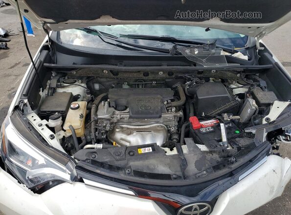 JTMYFREV2JJ205955 2018 TOYOTA RAV4 White Vista del compartimento del motor