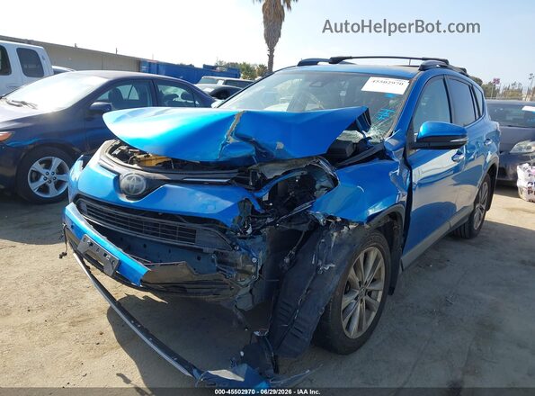 JTMYFREV3HJ704905 2017 TOYOTA RAV4 Синий Передняя левая четверть