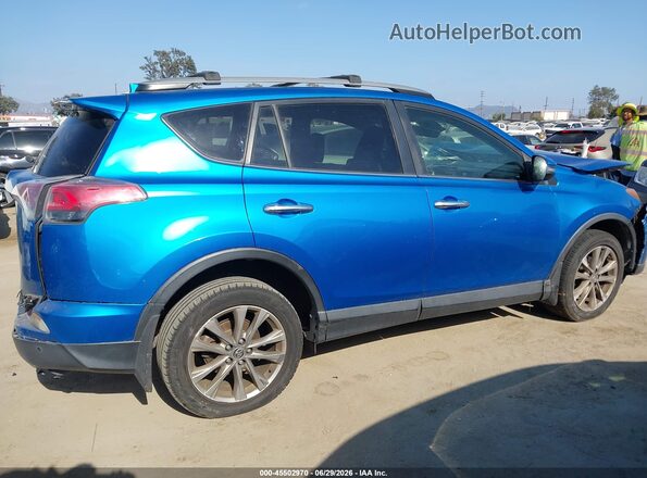 JTMYFREV3HJ704905 2017 TOYOTA RAV4 Синий Вид щитка приборов