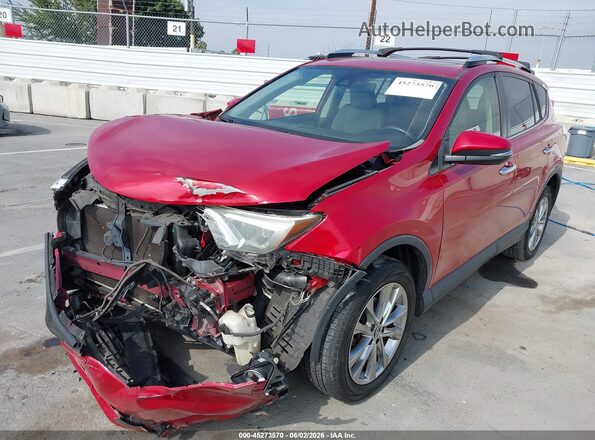 JTMYFREV4GJ100584 2016 TOYOTA RAV4 Red 