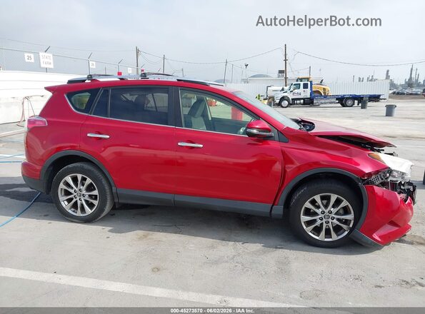 JTMYFREV4GJ100584 2016 TOYOTA RAV4 Red 