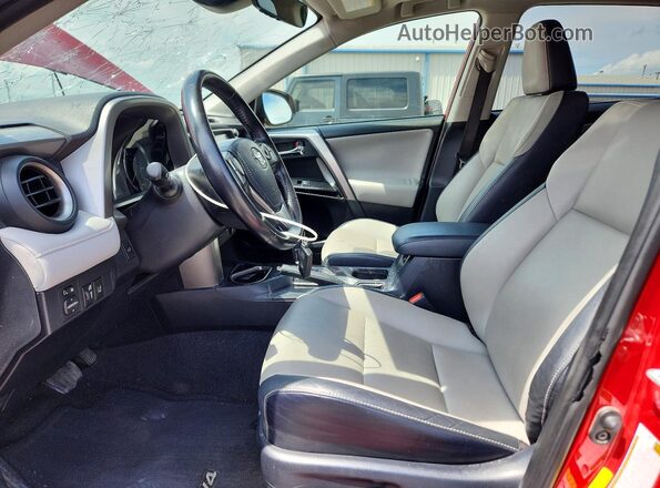 JTMYFREV5HJ117007 2017 TOYOTA RAV4 Burgundy Front interior view