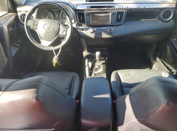 JTMYFREV8GJ084731 2016 TOYOTA RAV4 Gray Առջևի վահանակի տեսք