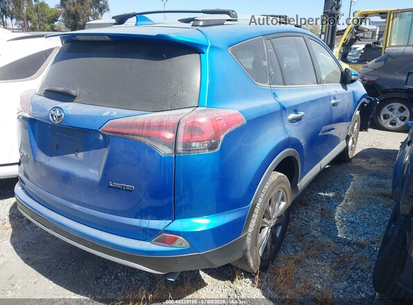 JTMYFREV9JJ725957 2018 TOYOTA RAV4 Blue Rear right