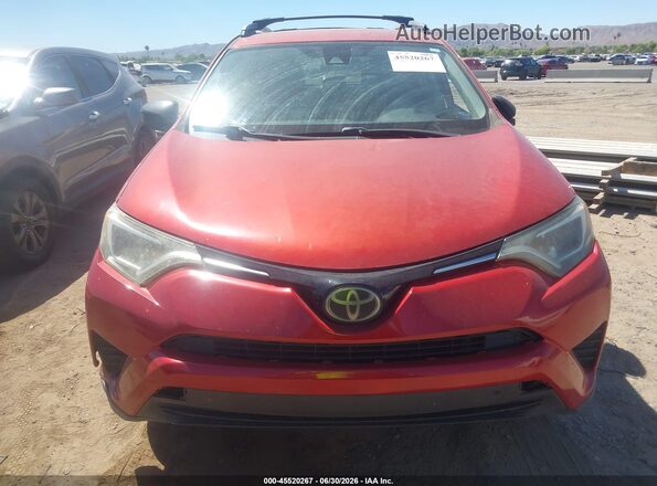 JTMZFREV0HJ127898 2017 TOYOTA RAV4 Red Instrument cluster view