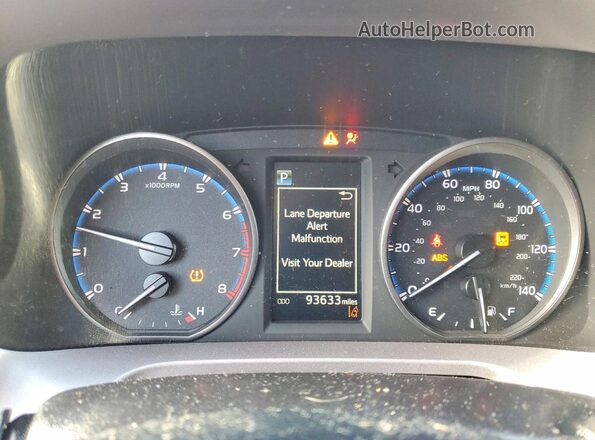 JTMZFREV0HJ132096 2017 TOYOTA RAV4 Blue Instrument cluster view