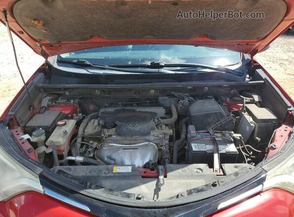 JTMZFREV1GJ091721 2016 TOYOTA RAV4 Red Widok komory silnika