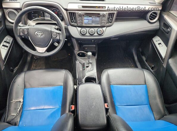 JTMZFREV1HJ716202 2017 TOYOTA RAV4 Синий Вид панели приборов