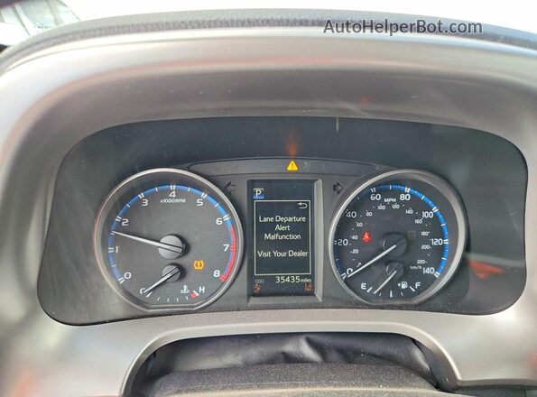 JTMZFREV1JJ745155 2018 TOYOTA RAV4 Blue Vista del cuadro de instrumentos