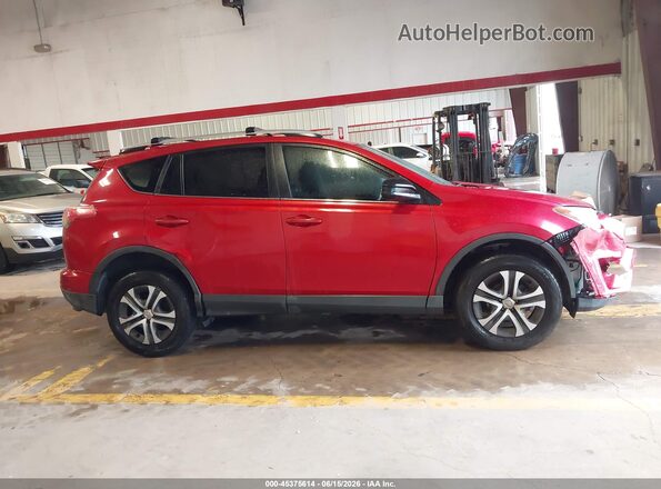 JTMZFREV2GJ096443 2016 TOYOTA RAV4 Red უკანა სალონის ხედი