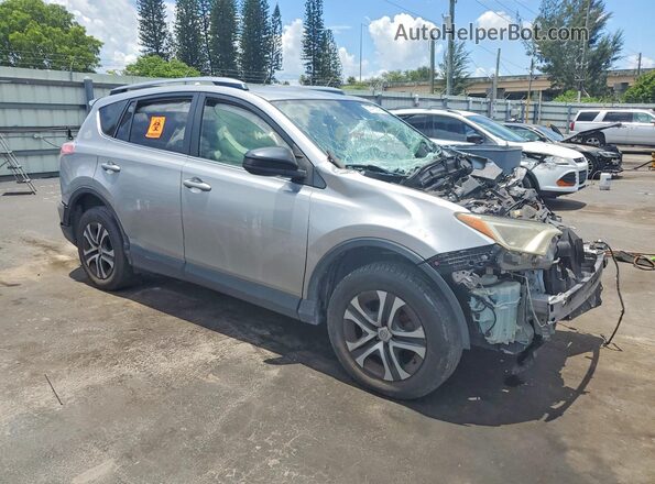 JTMZFREV2JJ196162 2018 TOYOTA RAV4 Серебряный Передняя правая четверть