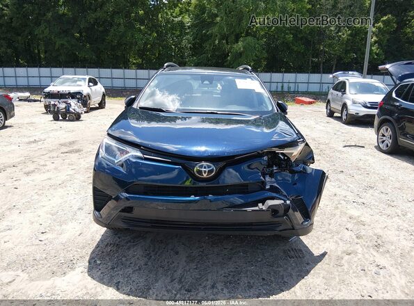 JTMZFREV3JJ731502 2018 TOYOTA RAV4 Dark Blue Instrument cluster view