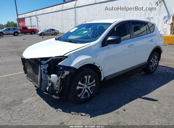 JTMZFREV4JJ737132 2018 TOYOTA RAV4 White წინა მარცხენა ხედი სამი მეოთხედიდან