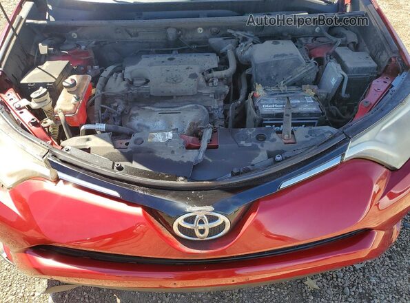 JTMZFREV5GJ065932 2016 TOYOTA RAV4 Burgundy ძრავის განყოფილების ხედი