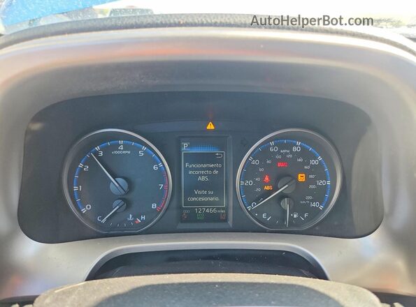 JTMZFREV5HD094539 2017 TOYOTA RAV4 Blue Instrument cluster view