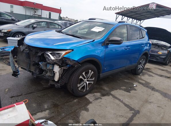 JTMZFREV5HJ700617 2017 TOYOTA RAV4 Blue Առջևի ձախ երեք քառորդ տեսարան
