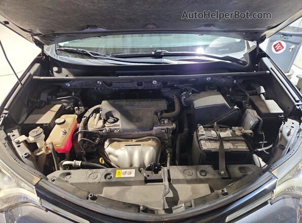 JTMZFREV5JJ158814 2018 TOYOTA RAV4 Charcoal Vista del compartimento del motor