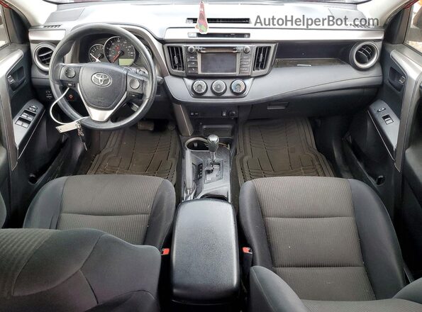 JTMZFREV6GJ093822 2016 TOYOTA RAV4 Red Առջևի վահանակի տեսք