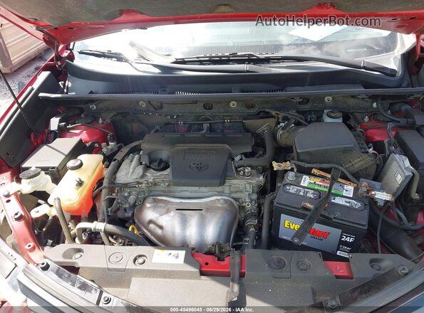 JTMZFREV6GJ100011 2016 TOYOTA RAV4 Red Вид ззаду