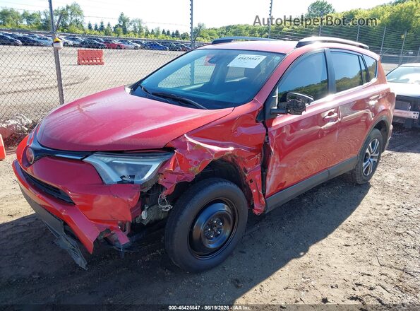 JTMZFREV6HJ123032 2017 TOYOTA RAV4 Red Առջևի ձախ երեք քառորդ տեսարան