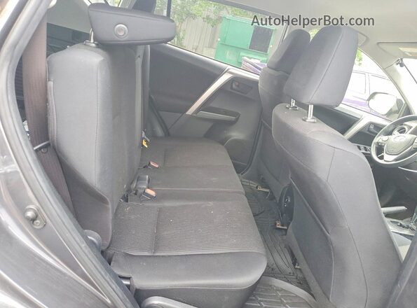 JTMZFREV7HD107436 2017 TOYOTA RAV4 Серый Вид задних сидений
