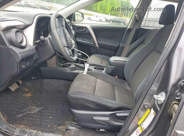 JTMZFREV7HD107436 2017 TOYOTA RAV4 Серый Вид салона спереди