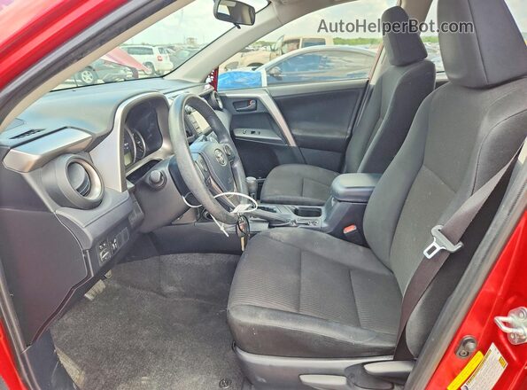 JTMZFREV8GJ077234 2016 TOYOTA RAV4 Red Front interior view