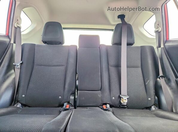 JTMZFREV8GJ077234 2016 TOYOTA RAV4 Red Rear seats view