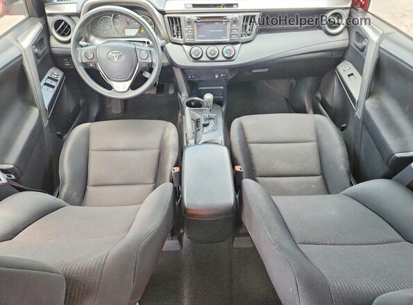 JTMZFREV8GJ077234 2016 TOYOTA RAV4 Red Dashboard view
