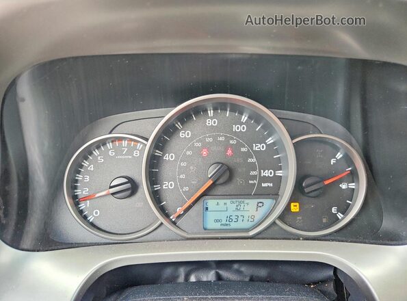 JTMZFREV8GJ077234 2016 TOYOTA RAV4 Red Instrument cluster view