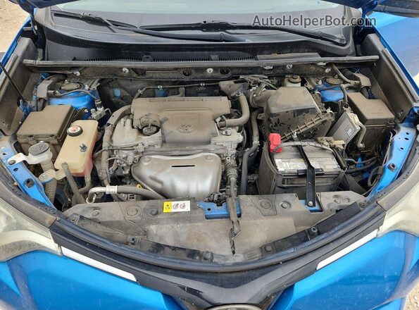 JTMZFREVXHJ134826 2017 TOYOTA RAV4 Blue Widok komory silnika