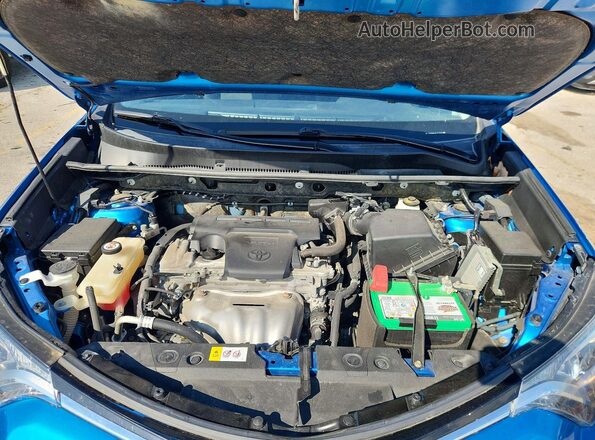 JTMZFREVXHJ717008 2017 TOYOTA RAV4 Blue Vista del compartimento del motor