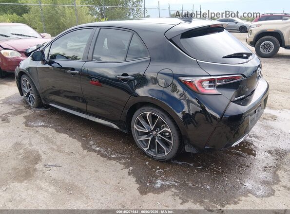 JTNA4MBE0M3136301 2021 TOYOTA COROLLA Black Trasero izquierdo