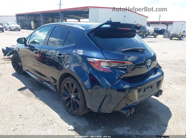JTNA4MBE2M3144805 2021 TOYOTA COROLLA Blue უკანა მარცხენა