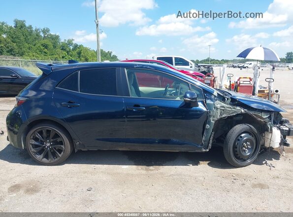 JTNA4MBE2M3144805 2021 TOYOTA COROLLA Blue სალონის 360-გრადუსიანი ხედი