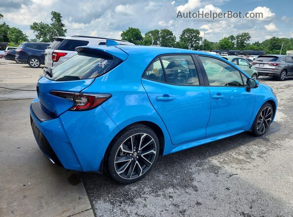 JTNA4MBE8M3128172 2021 TOYOTA COROLLA Blue 