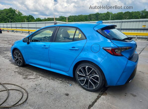 JTNA4MBE8M3128172 2021 TOYOTA COROLLA Blue 