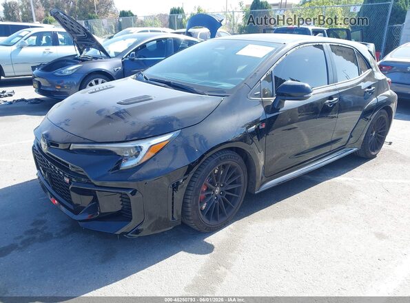 JTNABAAE8SA020052 2025 TOYOTA GR COROLLA Black Front left