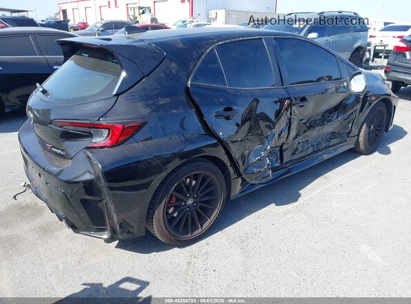 JTNABAAE8SA020052 2025 TOYOTA GR COROLLA Black Rear right