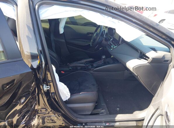JTNABAAE8SA020052 2025 TOYOTA GR COROLLA Black Front interior view