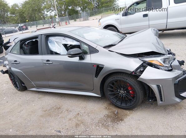 JTNABAAE8SA021587 2025 TOYOTA GR COROLLA Gray Սալոնի հետևի տեսք