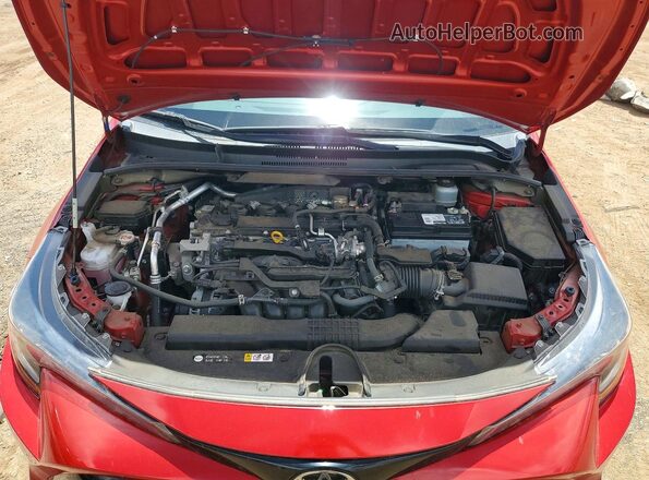 JTNB4MBE1M3132262 2021 TOYOTA COROLLA Red Vista interior trasera