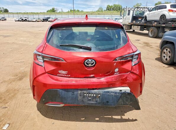 JTNB4MBE1M3132262 2021 TOYOTA COROLLA Red Vista trasera