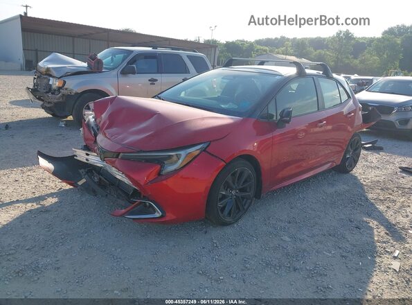JTNC4MBE6P3209233 2023 TOYOTA COROLLA Red Front left