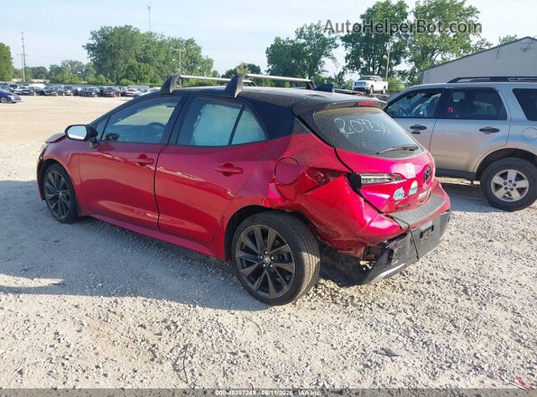 JTNC4MBE6P3209233 2023 TOYOTA COROLLA Red Rear left