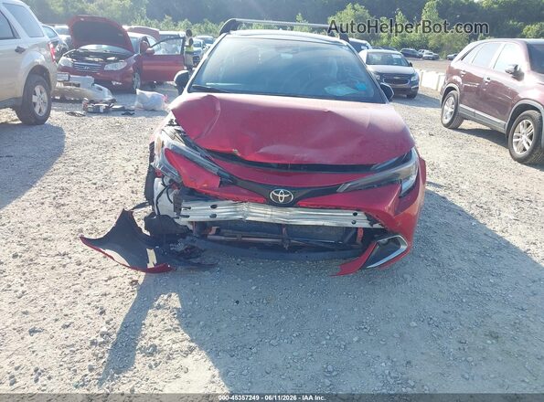 JTNC4MBE6P3209233 2023 TOYOTA COROLLA Red Front view